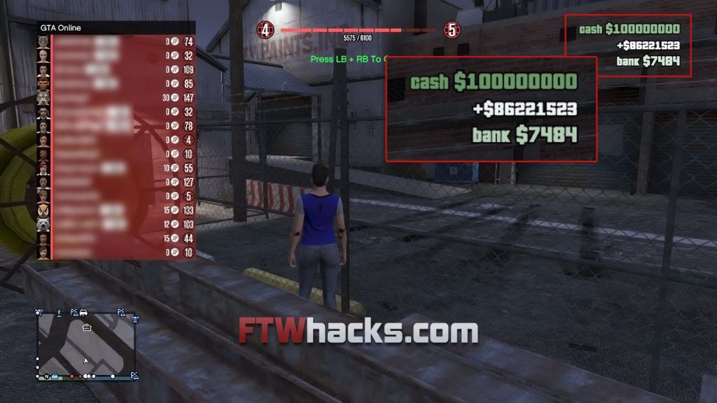 GTA V Online Money Hack Grand Theft Auto 5 FTW Hacks