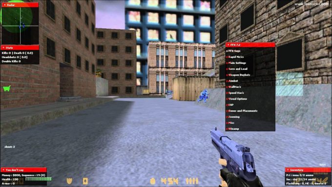 Fighter FX 7.2 hack for CS 1.6