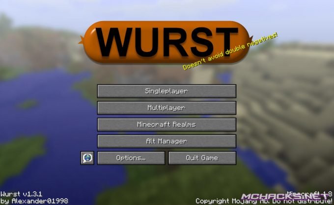 Wurst 1.9 Minecraft Hack